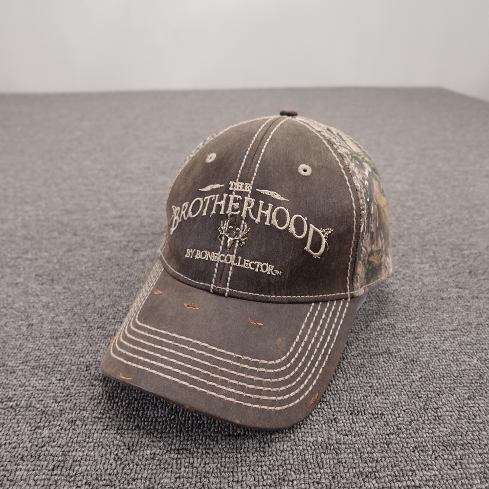 Paramount Outdoors Bone Collector Hat Cap Strap Back Mens One Size Brown Camo